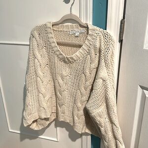 HYFVE sweater! Size large in a cream/tan color.